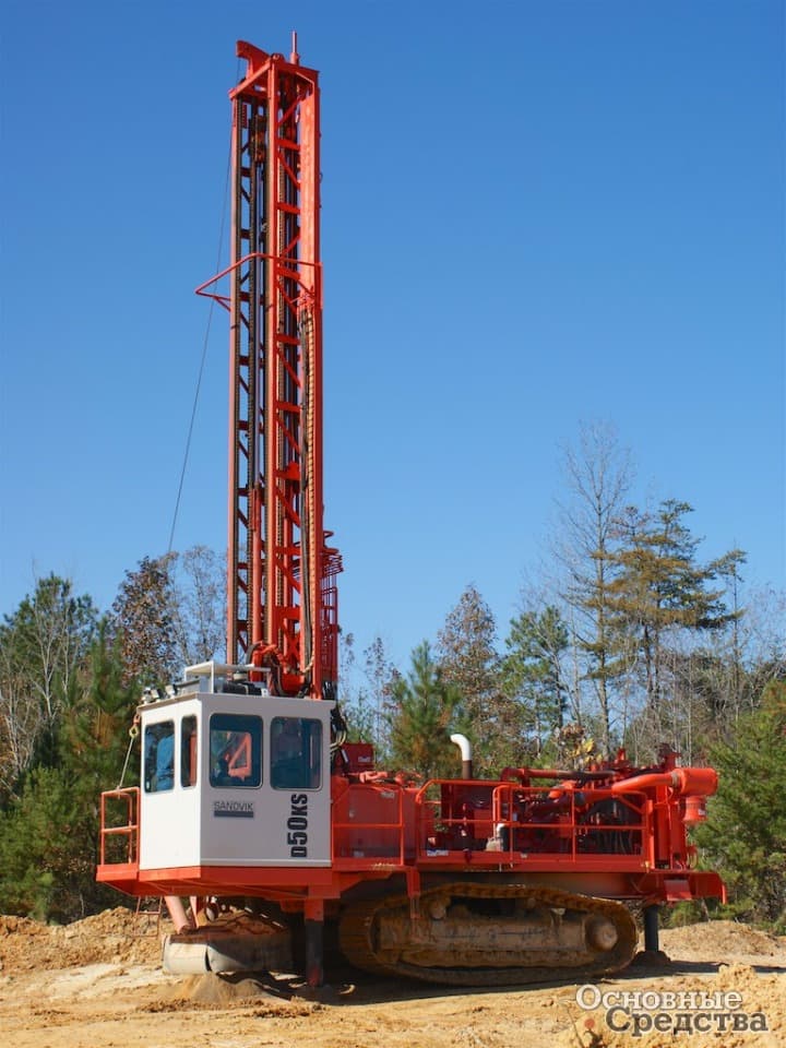 Натяжитель BH00009535 гусеничной цепи (гусеницы) буровых установок Sandvik