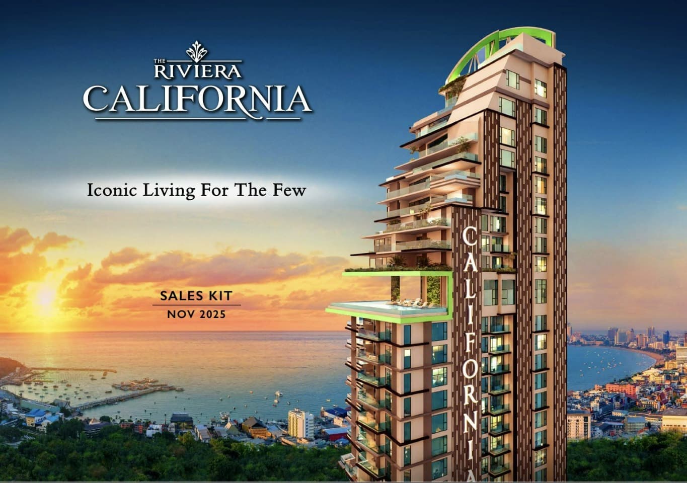 Продаётся квартира с 1 спальней в The Rivrera California