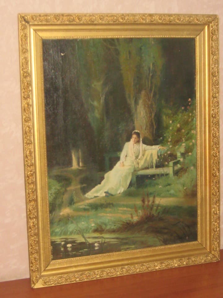 Репродукция картины художника И.Н.Крамского - Лунная ночь