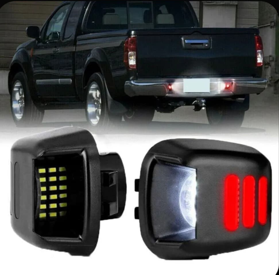 LED подсветка номера Nissan Navara D40